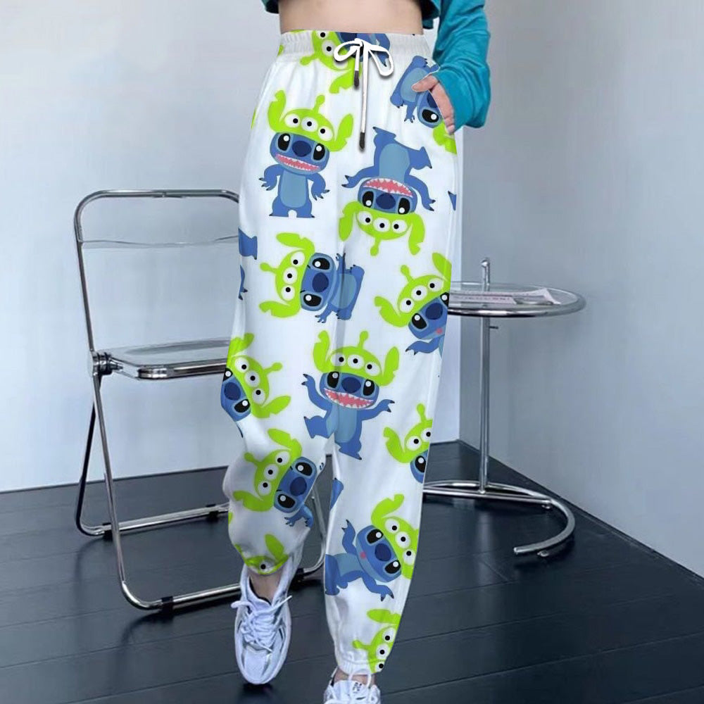 Pantalon de Pyjama Tête de Stitch