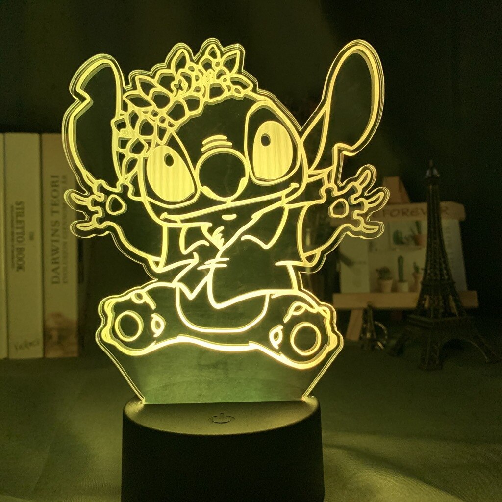 Lampe 3D Lilo Et Stitch – Le monde des lampes