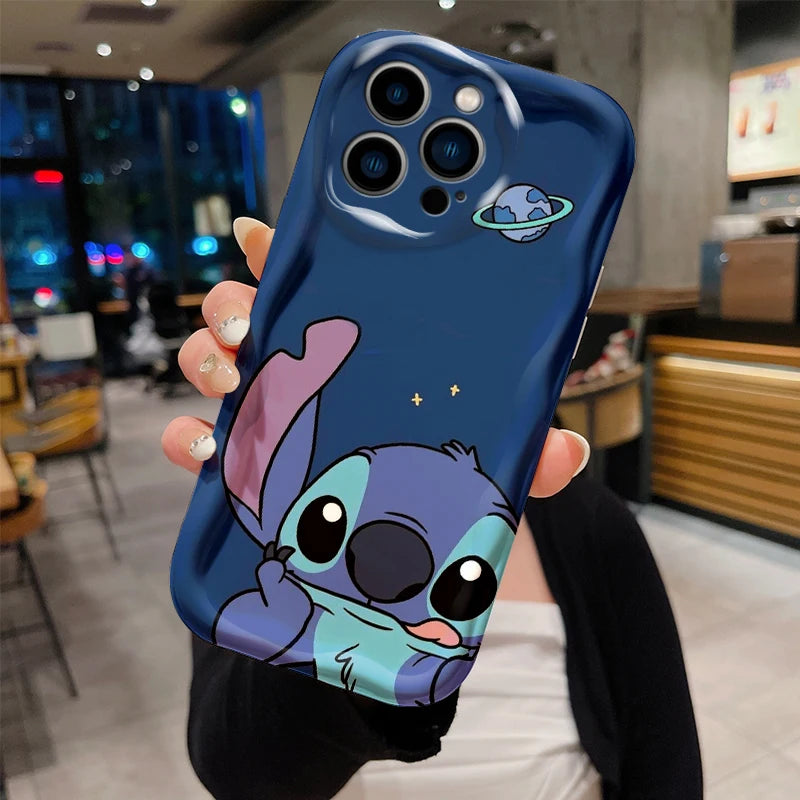 Coque iPhone Stitch bleu