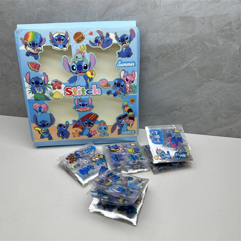 Boite de 100 stickers Stitch