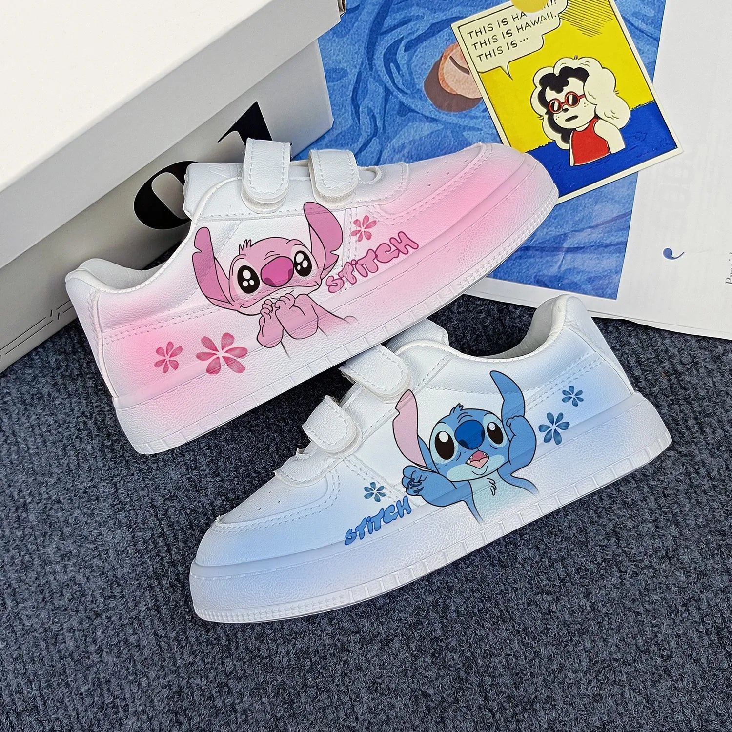 Sneakers enfant Stitch coloré