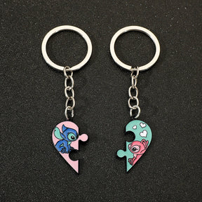 Lot de 2 porte-clés Stitch