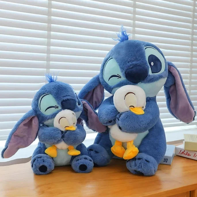 Peluche Stitch et Canard