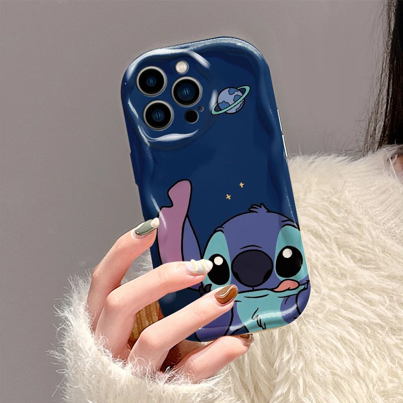 Coque iPhone Stitch bleu