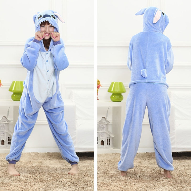 Combinaison pyjama stitch bleu