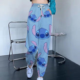 Pyjama Stitch Bleu pour femme