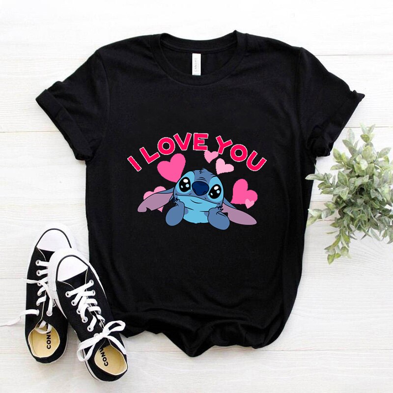 T-shirt Stitch "I love you"