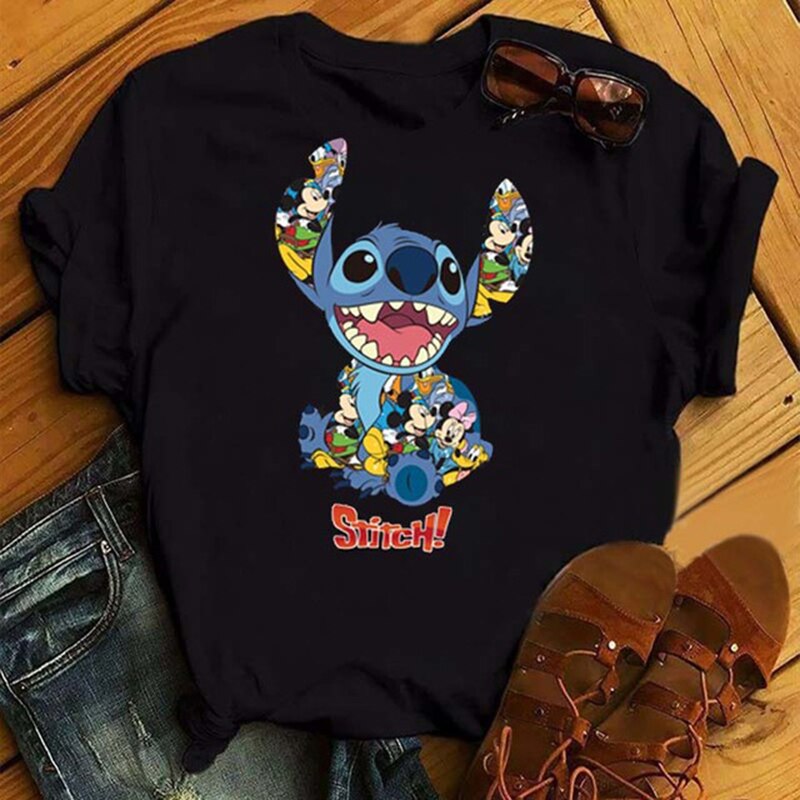 T-shirt Stitch fou rire