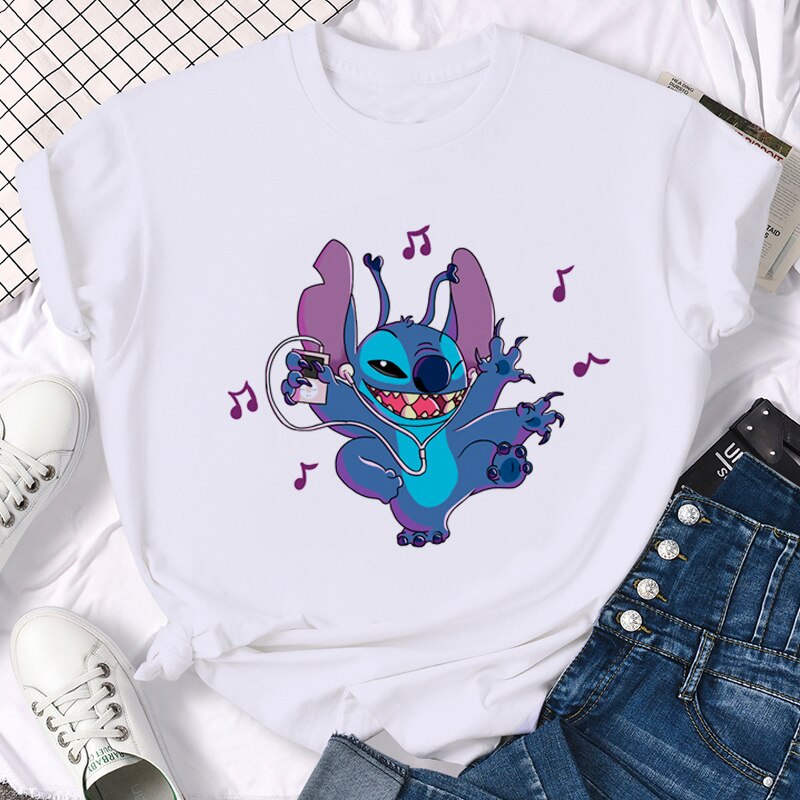 T-shirt Stitch qui danse