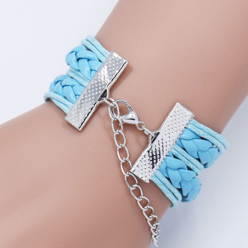 Bracelet Stitch feuille