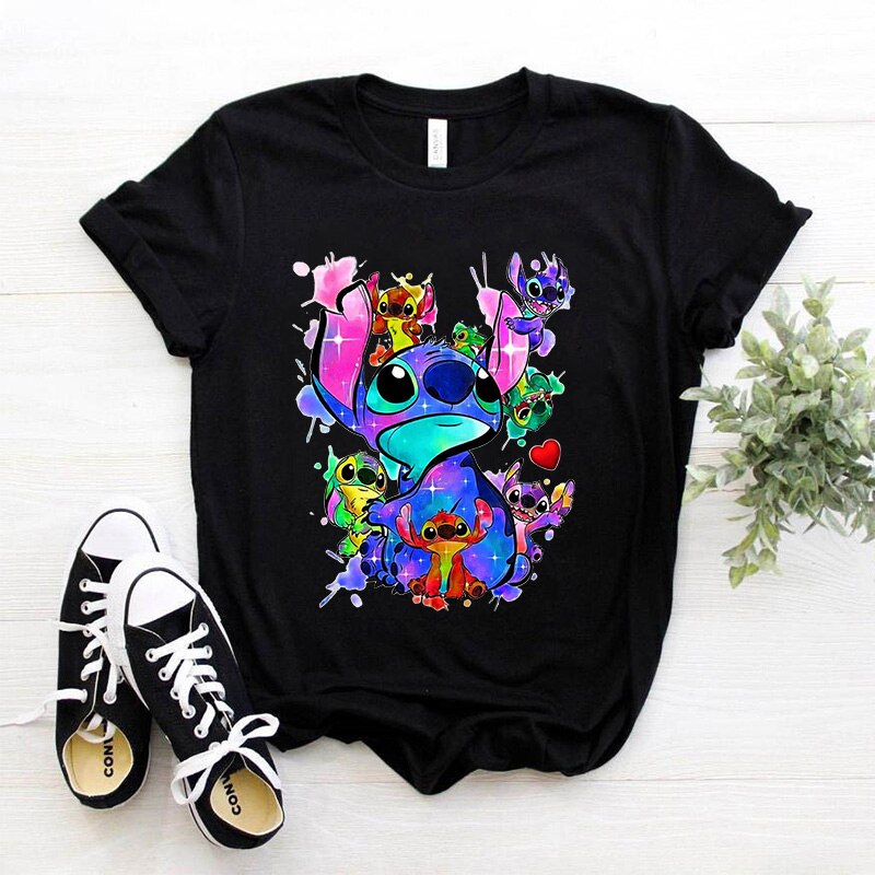 T-shirt Stitch coloré